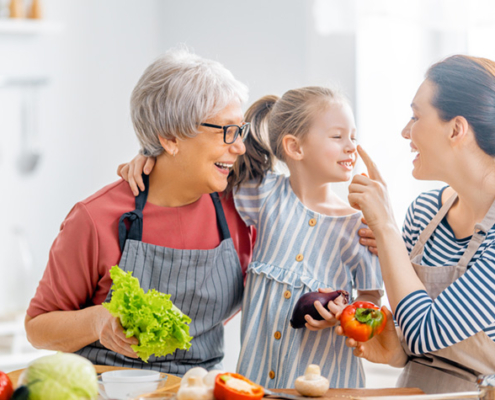 eating healthy at home