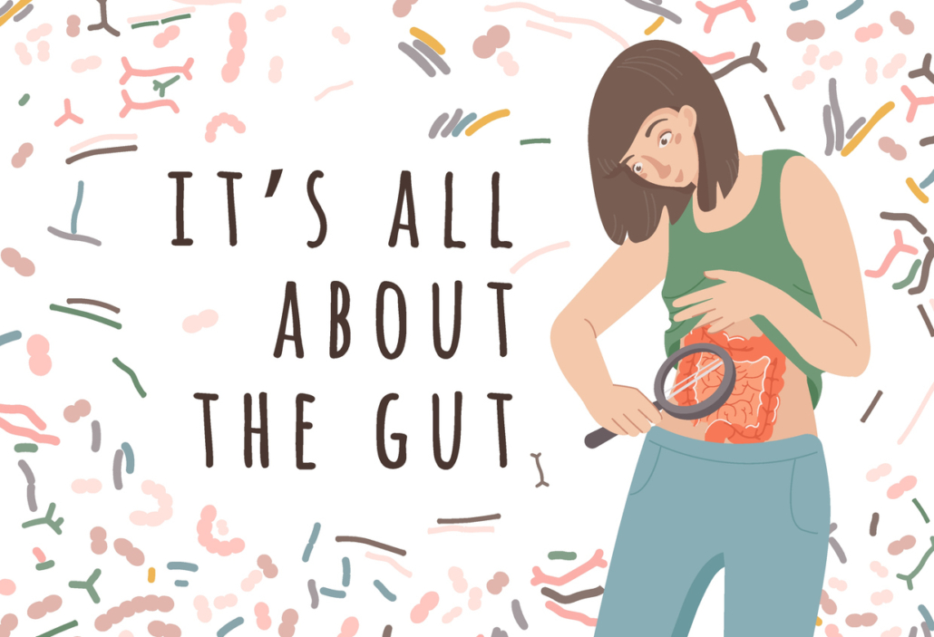 its all about gut health graphic