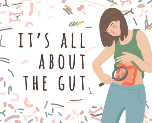 its all about gut health graphic